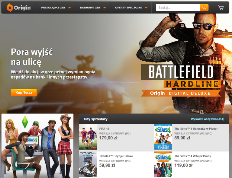 Akcesoria tylko w Origin!