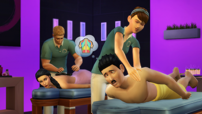 The Sims 4 Dzień w Spa