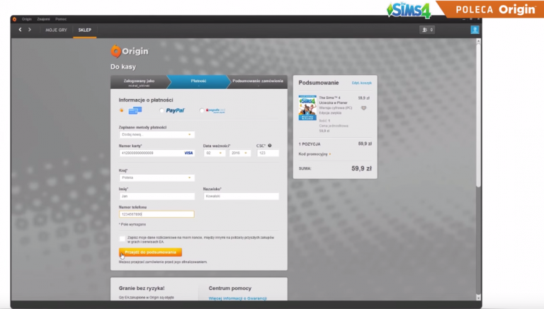 Poradnik kupowania w Origin