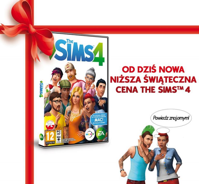 Niższa cena gry The Sims 4