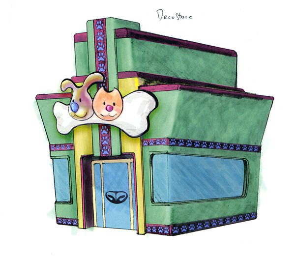 Zwierzaki na szkicach