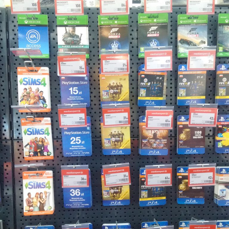 Karty podarunkowe Origin