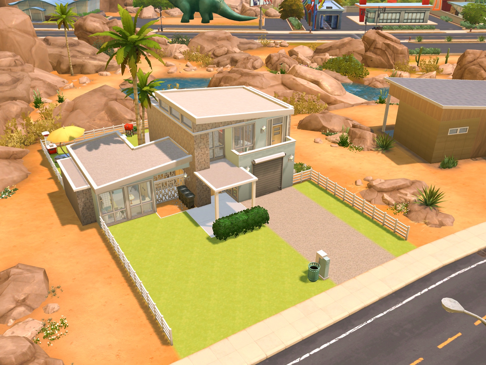 Poradnik Jak zbudować dom w stylu lat 50 w The Sims 4