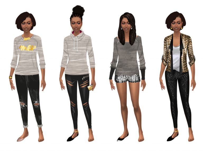 Nowe szkice koncepcyjne z pakietu Fitness i dodatku Miejskie Życie