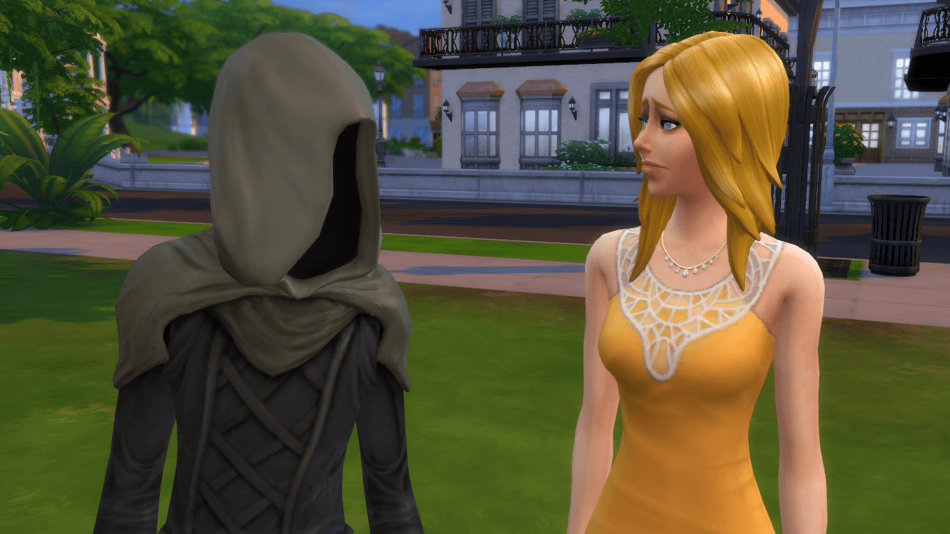 The Sims 4 randka ponury żniwiarz