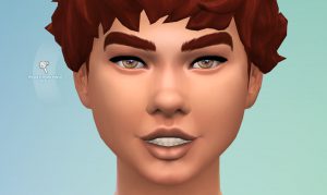 The Sims 4 suwak usta zęby