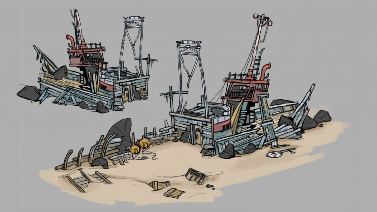 Kulisy The Sims 4 Wyspiarskie życie. Wczesne szkice koncepcyjne