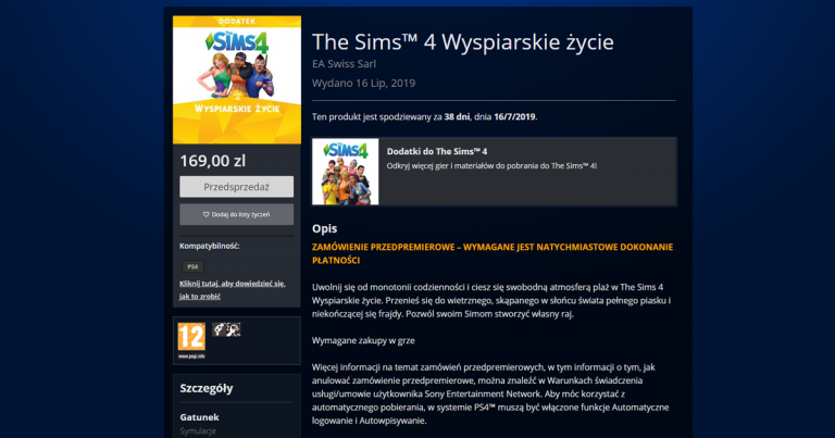 Wyspiarskie życie ma żółtą ikonkę. Na konsolach w lipcu