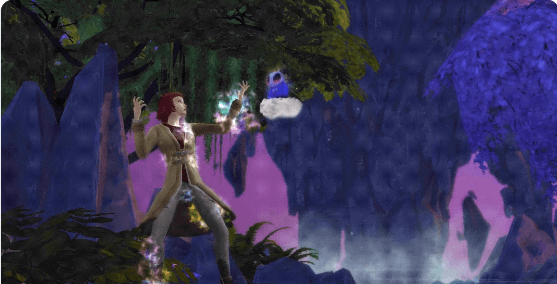 Nowe GIFY z Krainy magii. Chowańce, magiczne otoczenie oraz Glimmerbrook zimą