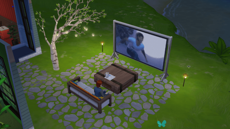 Deser dla dwojga. Ekran projekcyjny, domowe spa i walentynkowe dekoracje