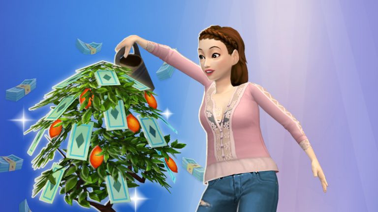 Czas na poważny biznes. Paczka z drzewkiem pieniężnym