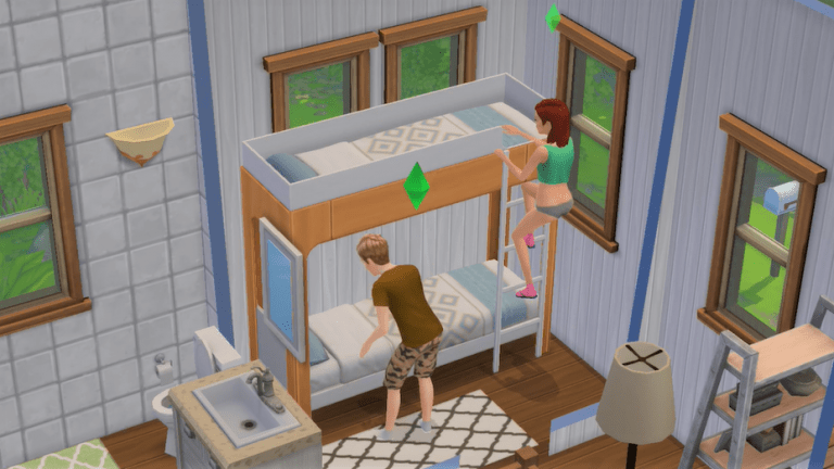 Modernizm z dawnych lat. Łóżka piętrowe i meble w starym stylu