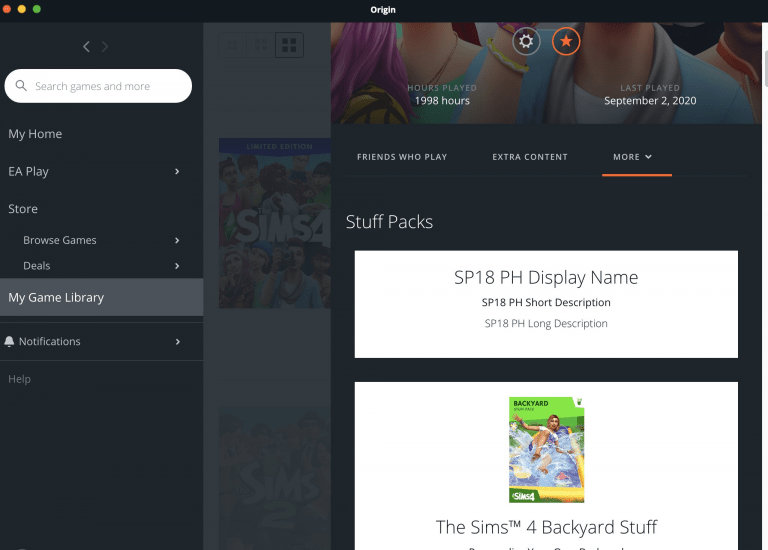 Nowy pakiet akcesoriów? Informacja w kliencie Origin