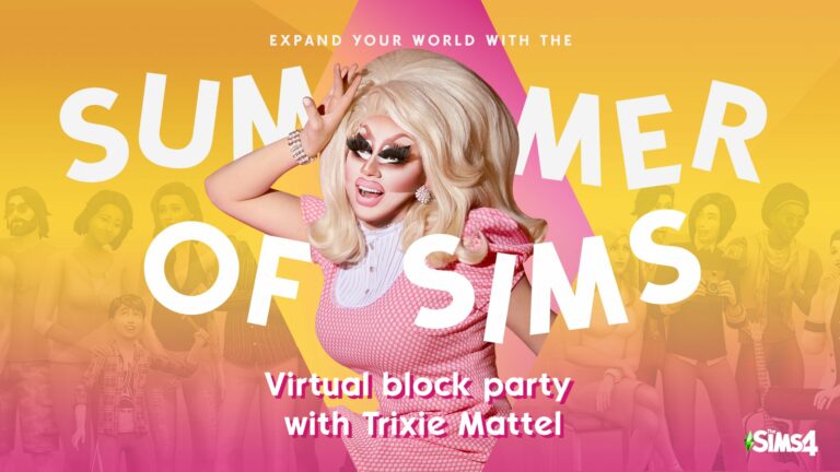 Świętuj dumę z The Sims i Trixie Mattel. Wirtualna impreza Simów