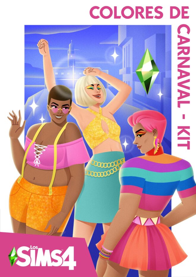 The Sims 4 Karnawałowa moda - okładka