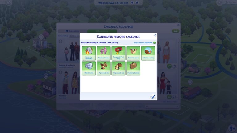 System historii sąsiedzkich, czyli postęp historii w The Sims 4