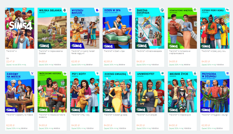Promocja na Origin. Przeceny na serię The Sims 4!