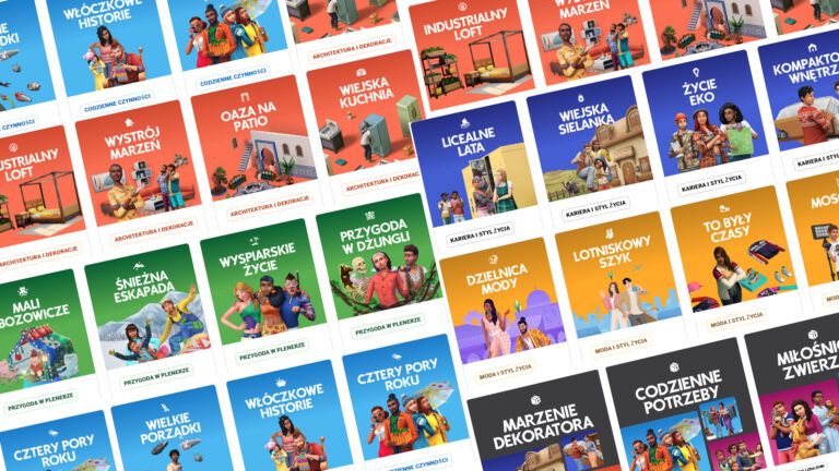 Nowy podział rozszerzeń i ich okładki. Pakiety będą dzielić się na motywy