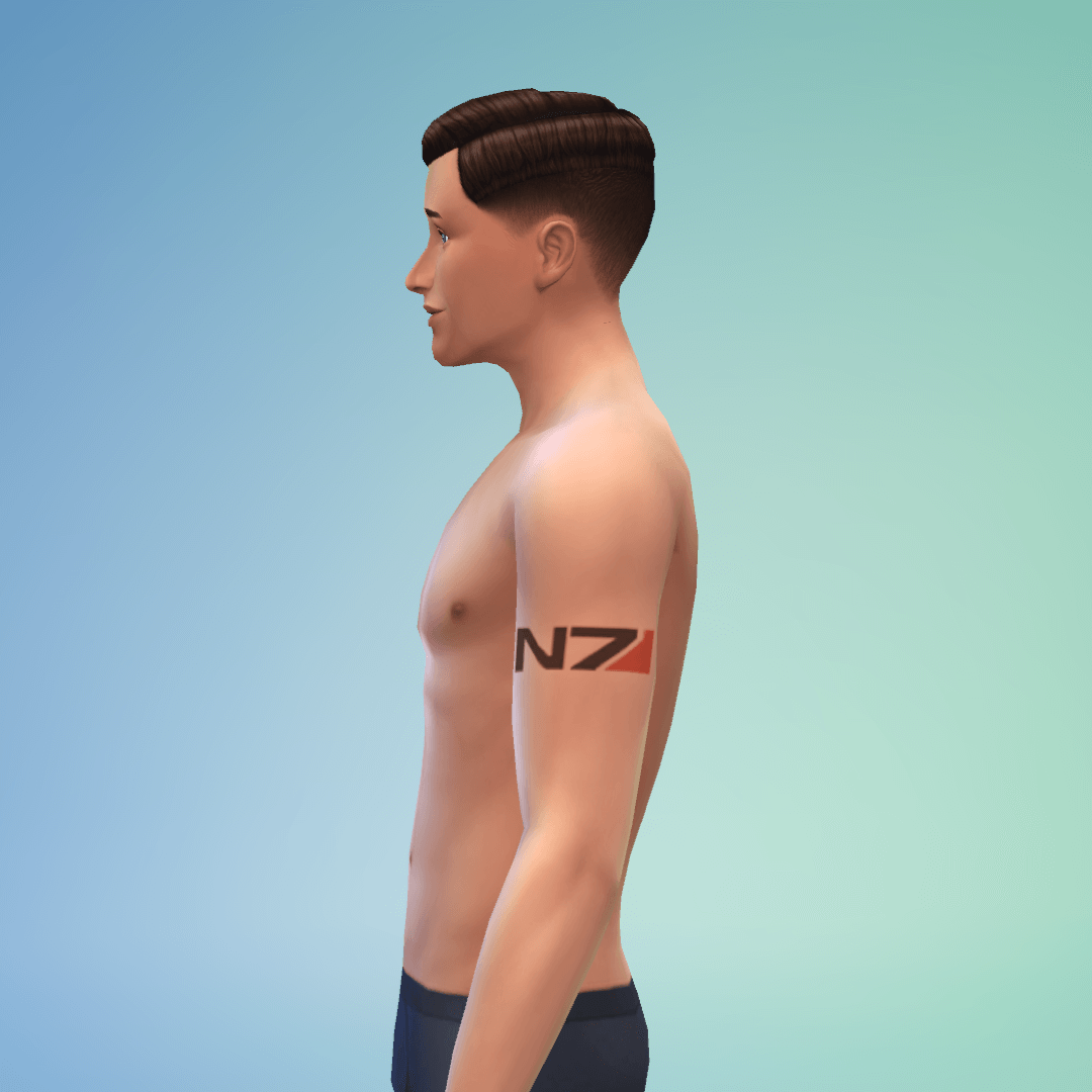 Nowy tatuaż w The Sims 4.