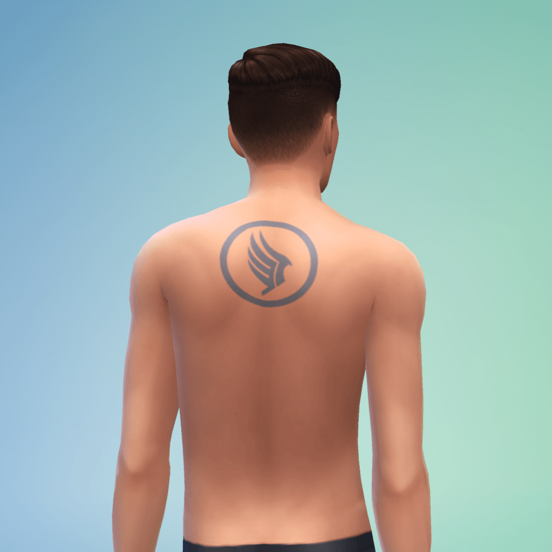 Nowy tatuaż w The Sims 4.