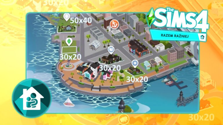 Dokładne wymiary wszystkich parcel w San Sequoia. Nie wszystkim się spodobają