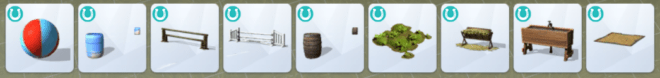 Obiekty dla koni w The Sims 4 Ranczo.