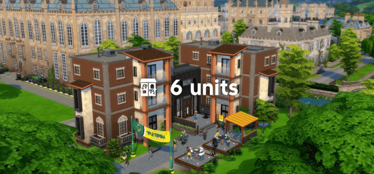 6 rodzin na jednej parceli! Kolejne szczegóły z The Sims 4 Do wynajęcia