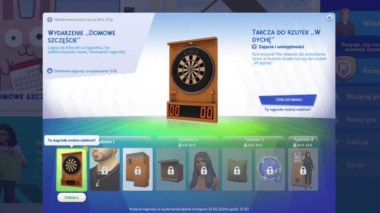 Co nowego w aktualizacji The Sims 4? Maj 2024. Nowa opcja dziennych nagród i naprawa błędów