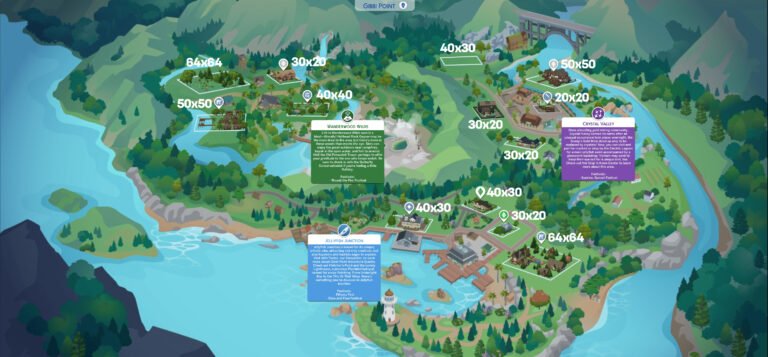 The Sims 4 Przygoda wzywa: Oto Punkt Gibbi! Znamy mapę nowego świata!