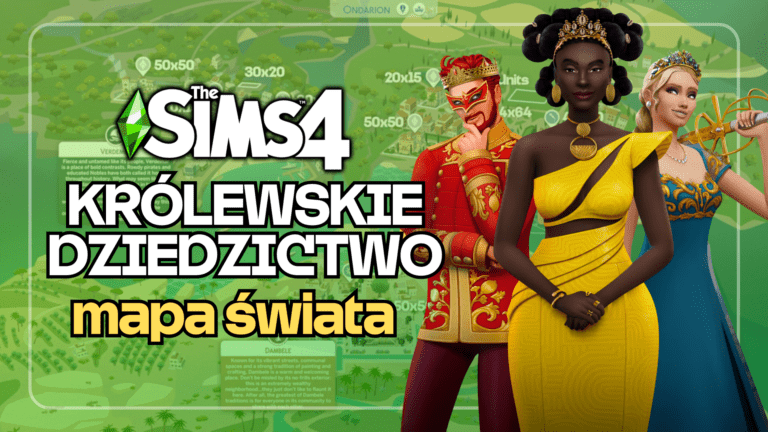Mamy mapę Ondarion! Świat w The Sims 4: Królewskie dziedzictwo odkrywa karty
